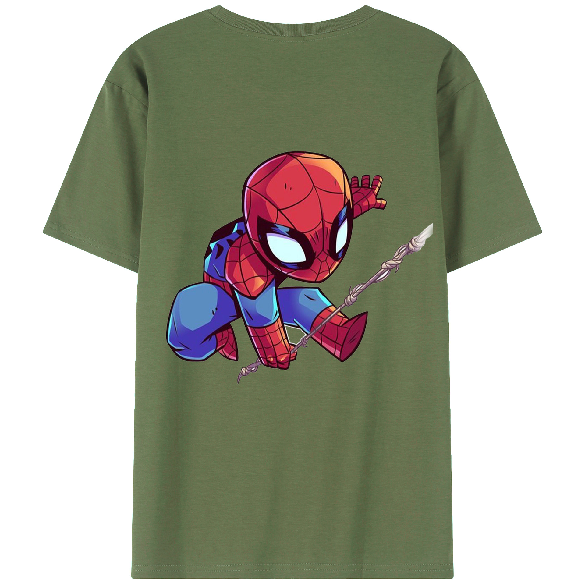 （画像用） アベンジャーズ The Avengers 綿100％ メンズ半袖Tシャツ（バックプリント） 通気性